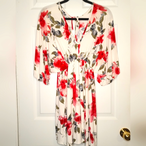 White Birch Gorgeous Floral Dress - Picture 2 of 7